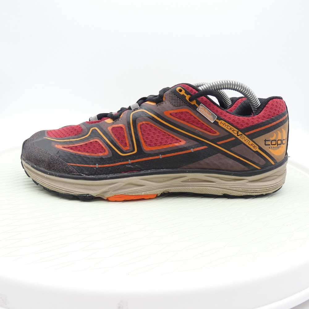 Topo Athletic Hydroventure Mens 10 Trail Running Shoes Waterproof Brick Brown